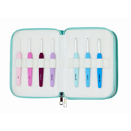 Waves, 2.0 - 12.0 mm - Grandesett heklenåler m/soft feel håndtak