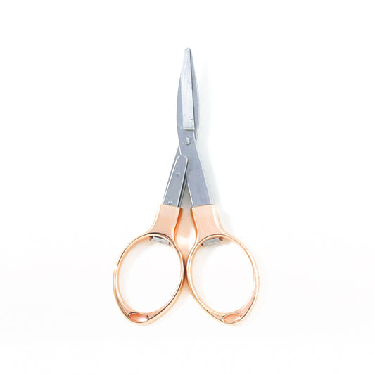 Folding scissors - rose gold