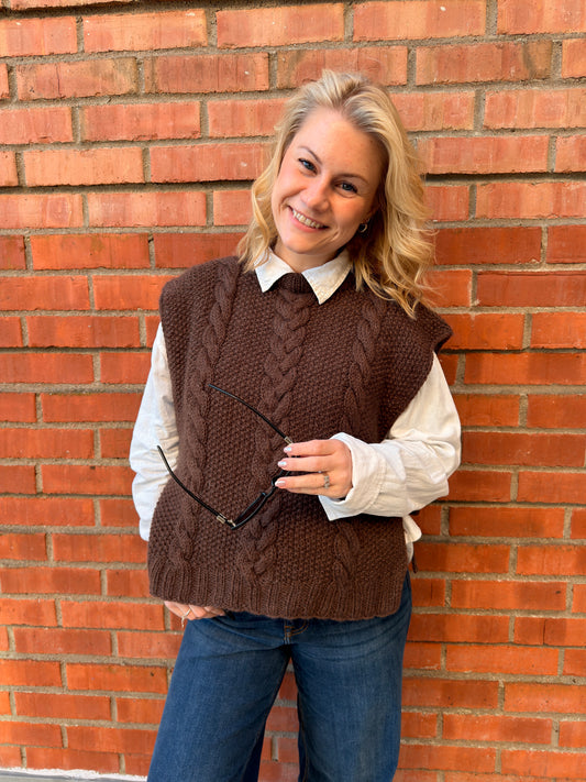 Knittingbyemilievest - garnpakke